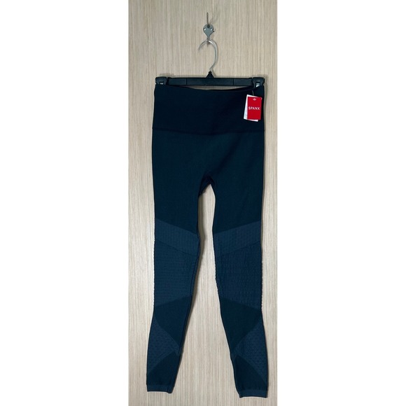 Spanx Seamless‎ Sculpt Leggings High Waisted Compression Activewear Black - Picture 1 of 4